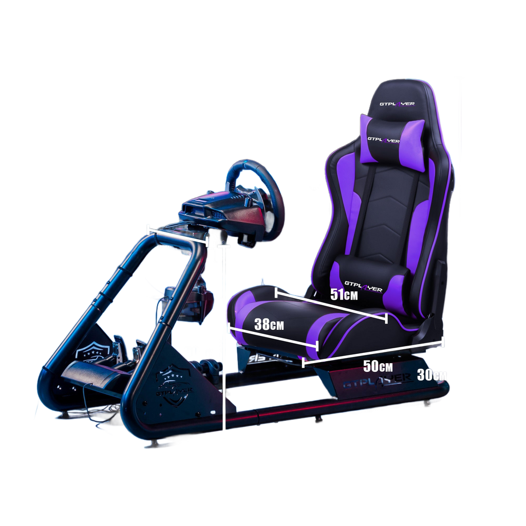 Image from Driving Simulator Cockpit, Racing Steering Wheel and Pedal Structure, Automotive Simulation Platform - Copy