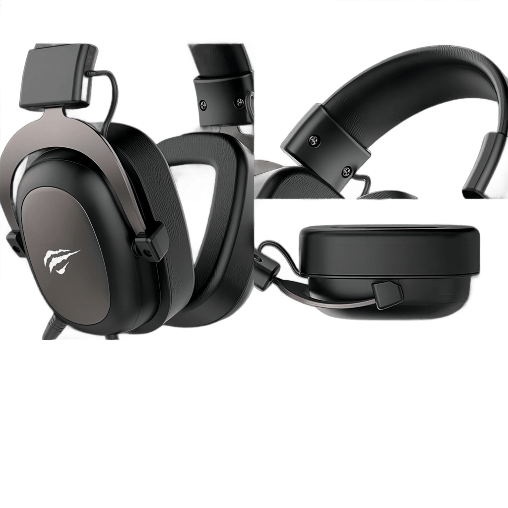 HAVIT Gaming Headset, Use Protein Leather Earmuffs and Detachable Mic - TKINGS