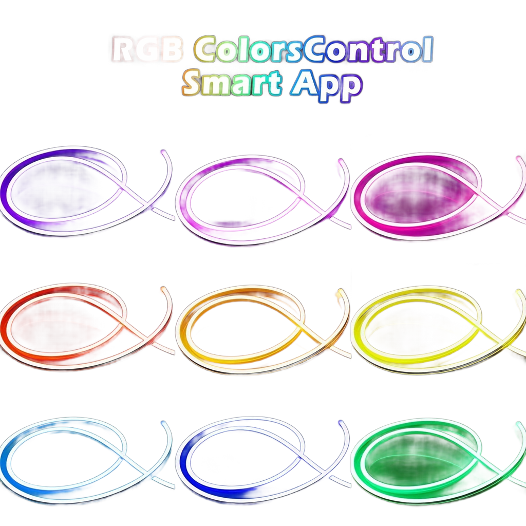 Image from Mexllex Upgraded Smart RGB Neon LED Strip With App/Remote Control, Multiple Modes, Timer Function, Music Sync Gaming LED Strip Lights For Bedroom, Room Decoration - Copy