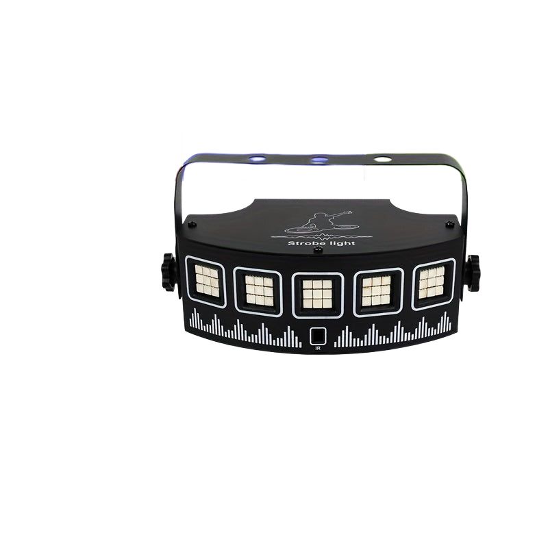 Image from 1pc USB LED Strobe Light with Remote Control – 5-Eye Blacklight Disco Party Lights for Karaoke, Home Decor, and Events, Voice Activated Ambient Lighting for Parties, Father’s Day, Mother’s Day, Black Friday, Cyber Monda - Copy