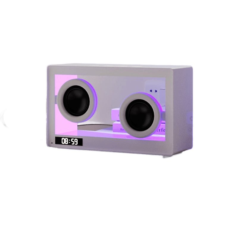 Controlled dual speakers, transparent glass 5.1 Wireless speaker - TKINGS
