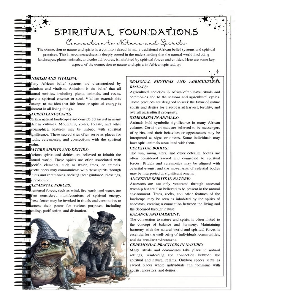 Image from African Witchcraft Magic Book: Mystical Rituals & Ancient Symbols with Traditional Herbalism, Candle Magic, and Rune Crafting Guide for Spiritual Practices, Witchy Crafts, and Magic Collection, African Witchcraft, Vintage Sty - Copy