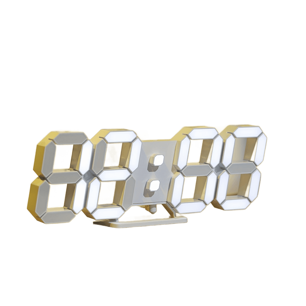 Digital LED Wall Clock with Remote Control - USB Powered - TKINGS
