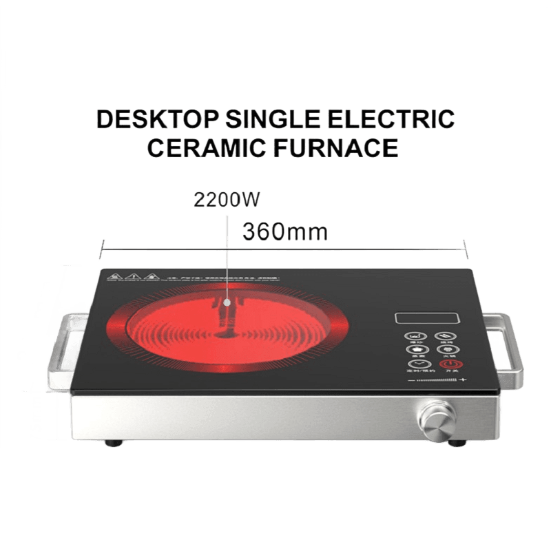 Portable Vitroceramic Plate, 2200W Electric Cooker, Sokany - TKINGS
