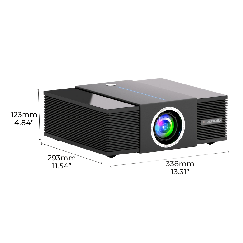 Image from ULTIMEA 4K Decoding Projector, Native 1080P, 700/900 ANSI, Auto Focus & Obstacle Avoidance, 6D Keystone, HDR10, WiFi Wireless, Home Cinema Smart Projector - Copy