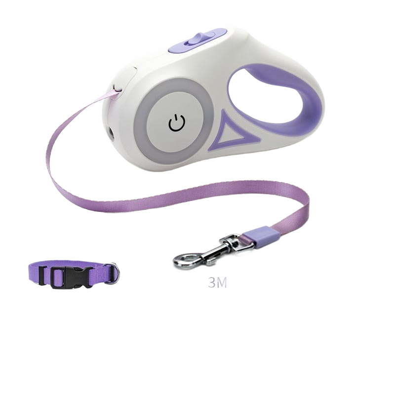 Image from Dog Leash Retractable Leash And Dog Collar Spotlight Automatic Pet Dog Cat Traction Rope For Small Medium Dogs Pet Product - Copy