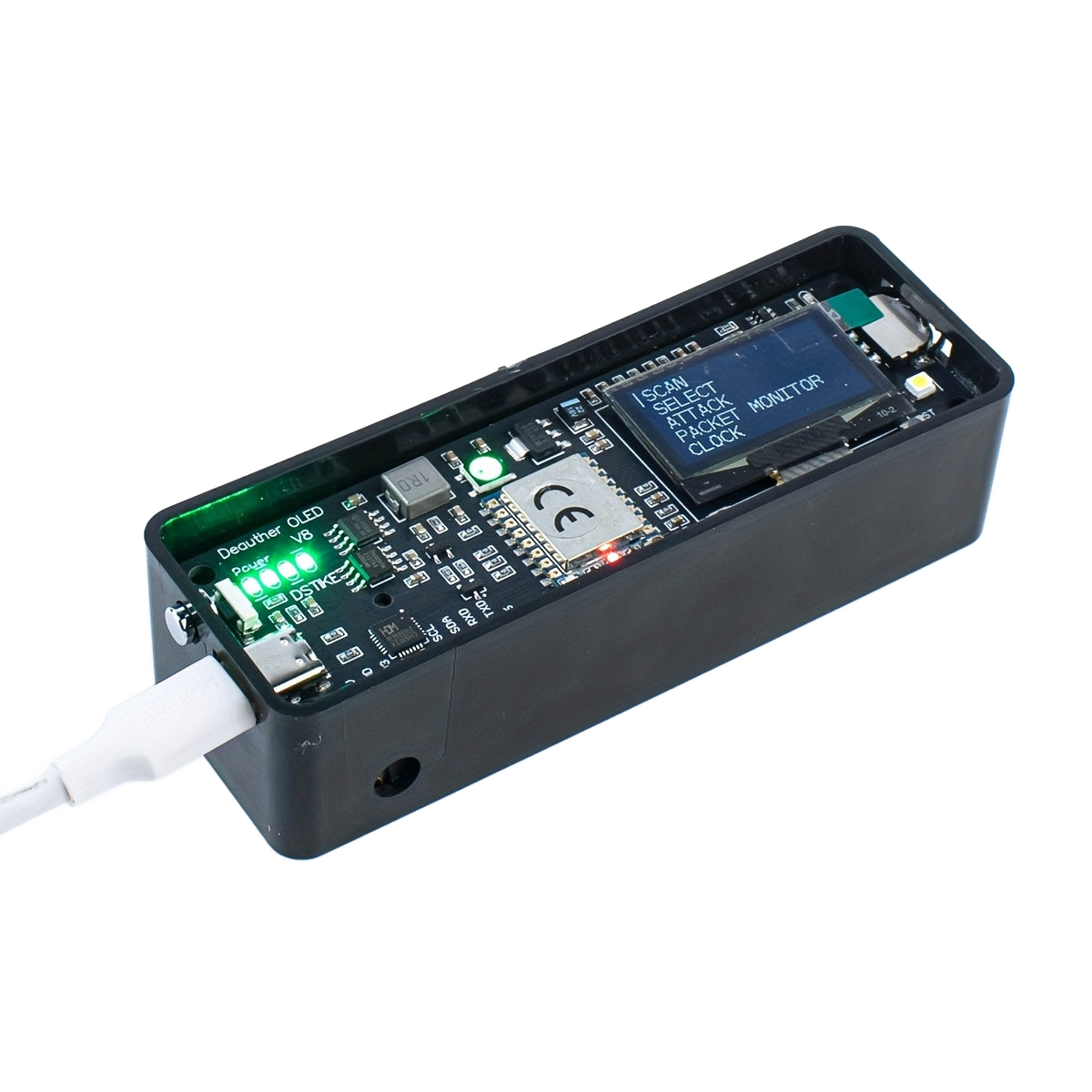 Image from DSTIKE V8 Deauther Kit with OLED Display - Ubuntu OS, DDR3 RAM, WiFi Attack/Audit Tool, No Battery Included,for Esp8266 Development Board - Copy