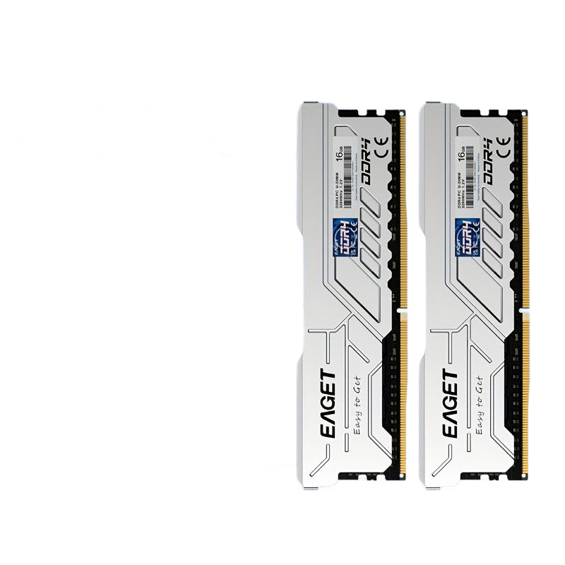 Image from EAGET 1pc/2pcs DDR4 Desktop RAM, 8GB/16GB High speed Desktop Memory with Heatsink for PC Gaming, 3200MHz DDR4 Desktop RAM, Desktop Gaming RAM Memory - Copy