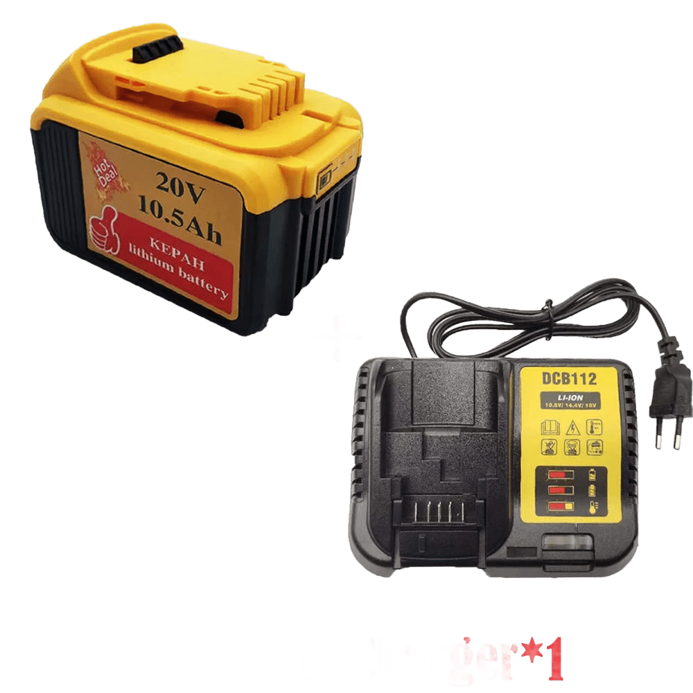 10500mAh Original 20V 10.5Ah Lithium Replacement Battery - TKINGS