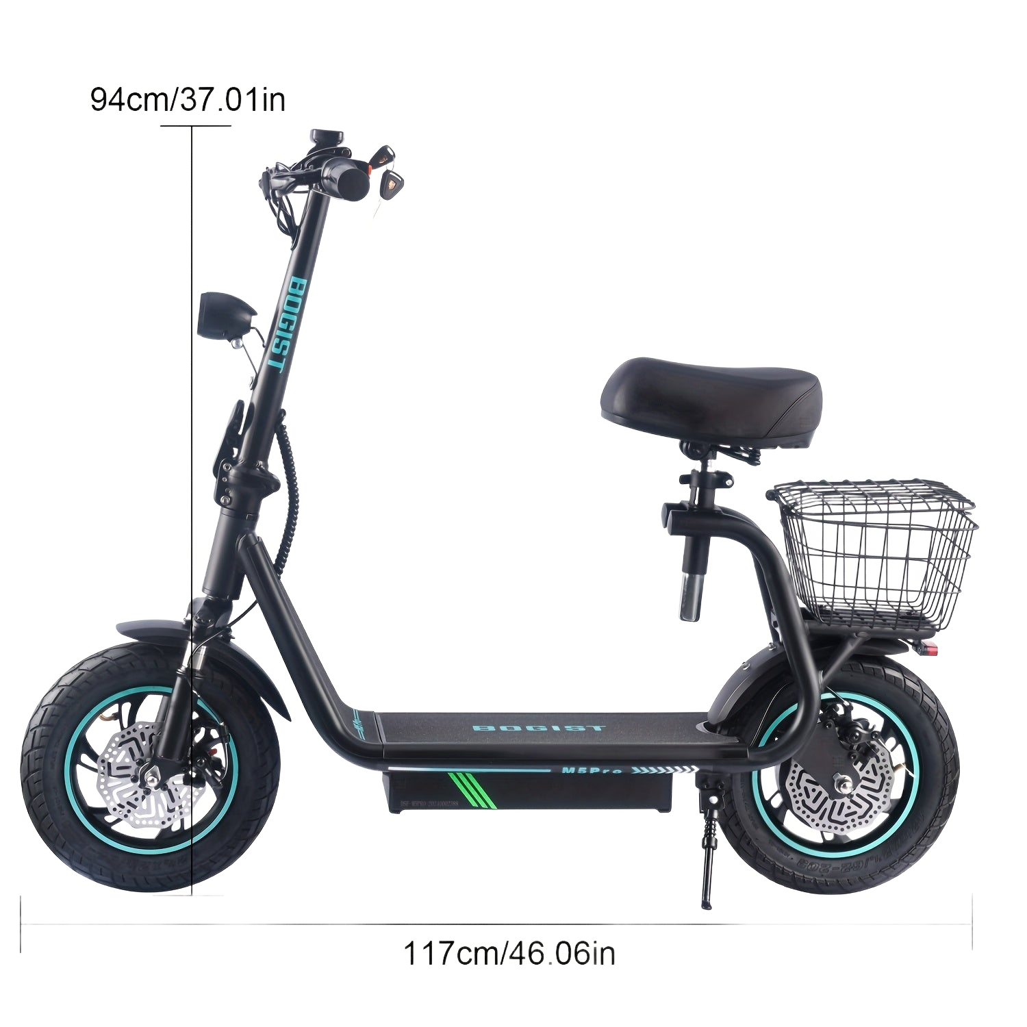 Image from 1pc, Electric Scooter for Adults, 448 W Powerful Motor, Adjustable, Lightweight, 2 Wheel Commuter Scooter with Large and Smooth Wheels - Folding Commuter Electric Scooter - Copy