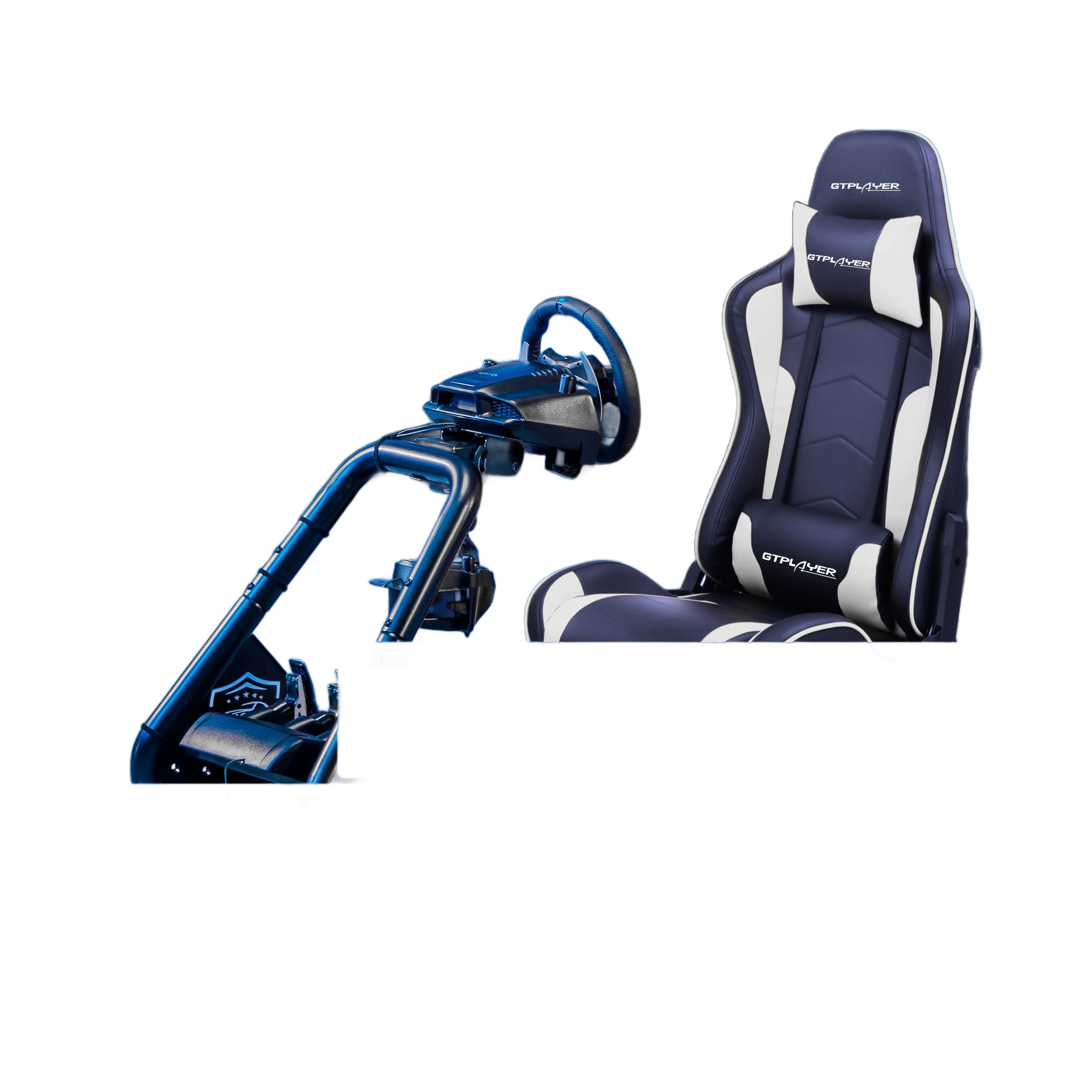 Image from Driving Simulator Cockpit, Racing Steering Wheel and Pedal Structure, Automotive Simulation Platform - Copy