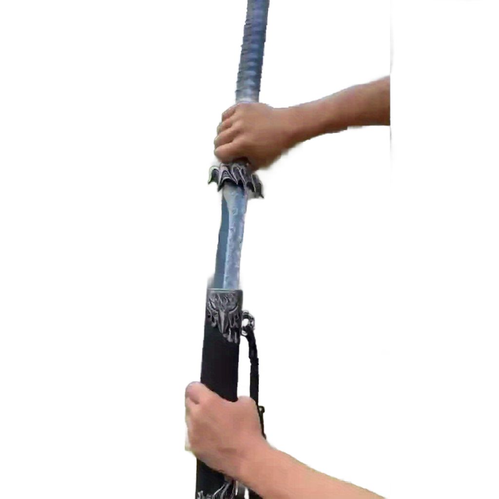 Image from [ Samurai Soul ] Made Of High-quality Stainless Steel And Finely Polished, The Samurai Sword Not Only Has Outstanding Toughness But Also Comes with An Exquisite Scabbard, Making It An Excellent Choice to Showcase The Spirit O - Copy