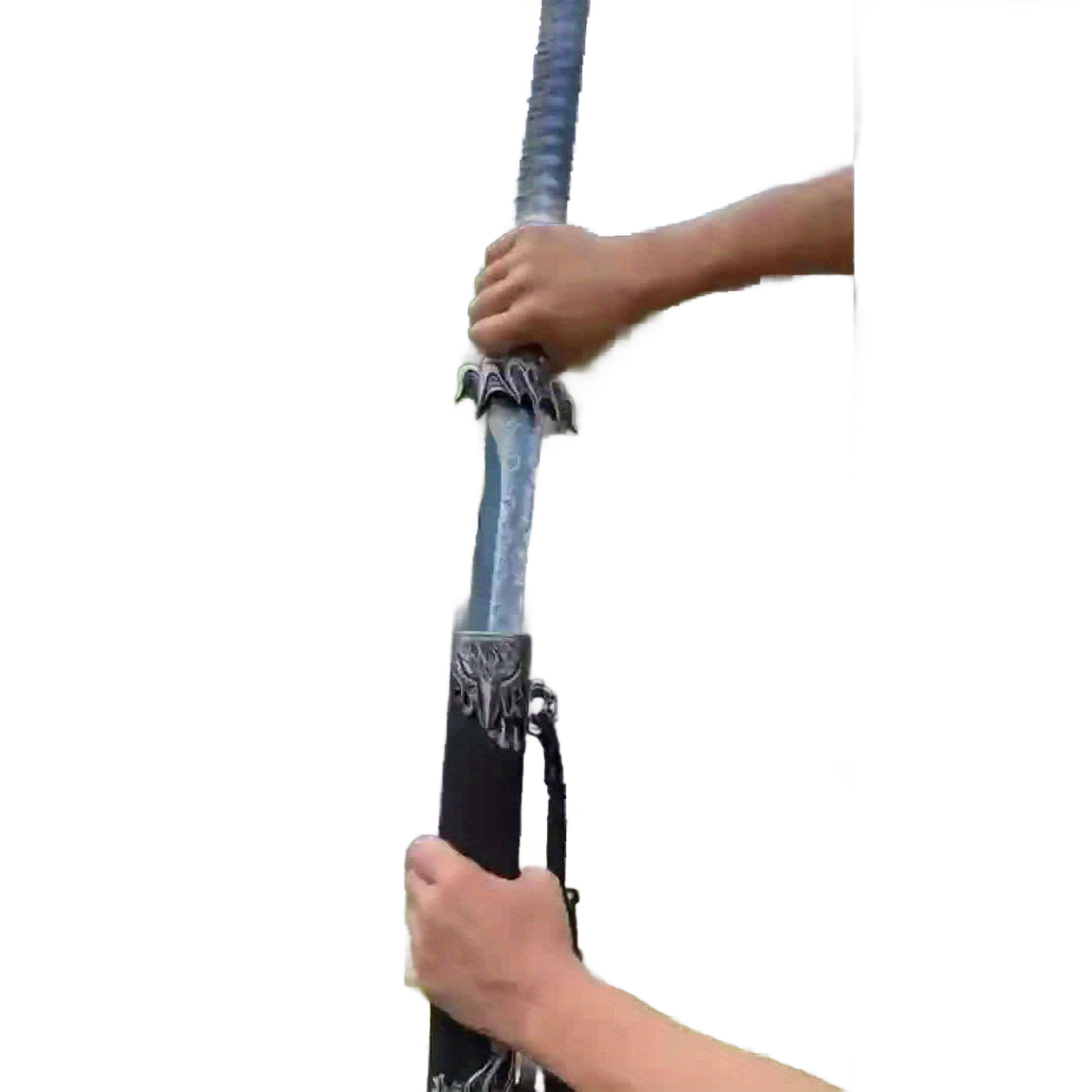 Image from [ Samurai Soul ] Made Of High-quality Stainless Steel And Finely Polished, The Samurai Sword Not Only Has Outstanding Toughness But Also Comes with An Exquisite Scabbard, Making It An Excellent Choice to Showcase The Spirit O - Copy