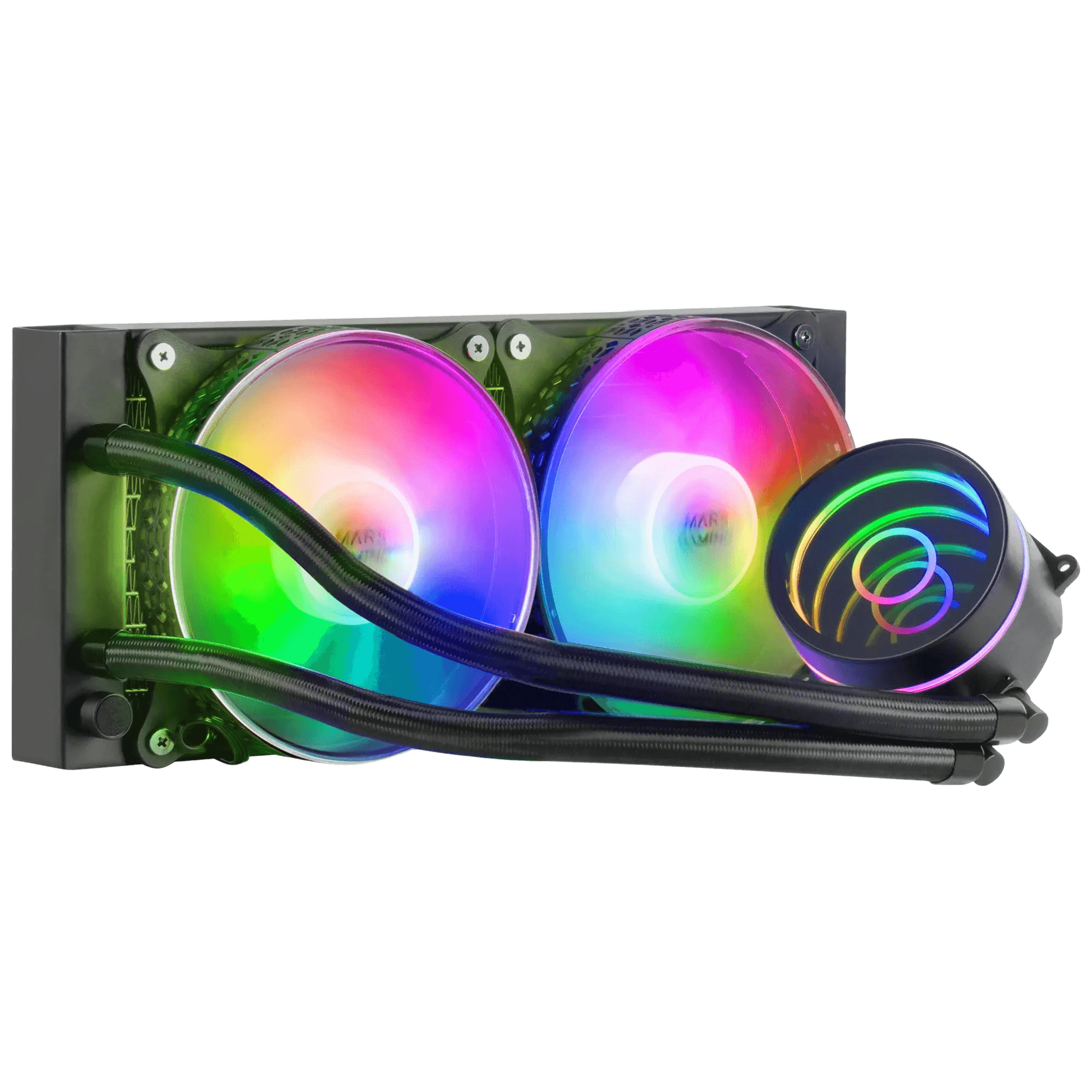 Mars gaming ml-one240, liquid cpu cooling, tdp 400w 2 frgb fans - TKINGS