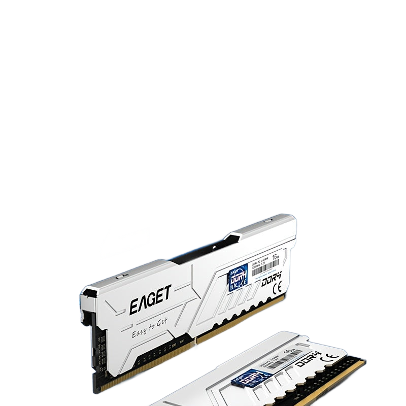 Image from EAGET DDR4 RAM Memory, 32GB Kit (2x16GB) /16GB Kit (2x8GB) Desktop Memory with Heatsink, 3200MHz High Performance Gaming Desktop Memory for AMD and Intel Desktop Gaming - Copy