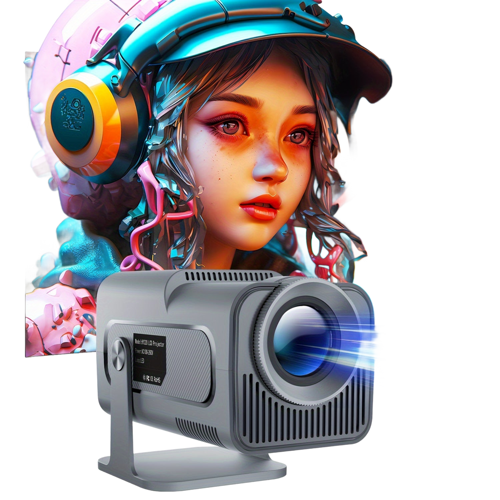 Image from Magcubic 4K Support Native 1080P Android 11 Projector 390ANSI HY320 Dual Wifi6 Wireless5, 0 Cinema Portable Projetor, Home Theater, Gaming, Office, Classroom, Gaming Setup, Sleek Design, Highresolution Lens, Wifi6 Connectivit - Copy