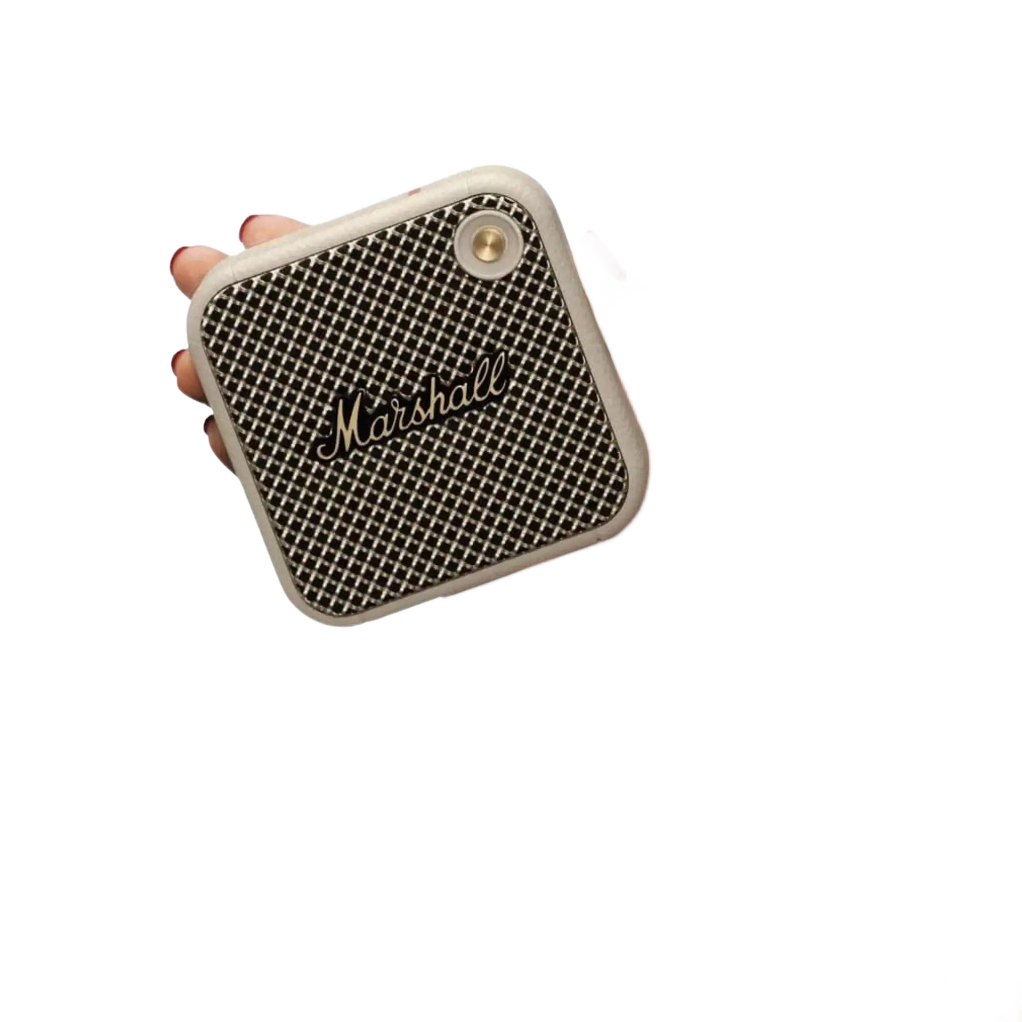 Image from Marshall Willen Bluetooth Speaker with 15 Hours of Battery Life | Compact Format with Rich Sound & Stack Mode | Dust- & Water-Resistant According to IP67 | Control Via App Or Directly on The Device | Hands-Free Function & Fle - Copy