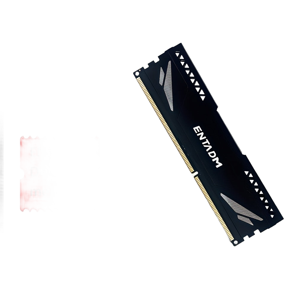 Image from ENTADM 8GB DDR3 1600MHz Desktop Memory - High-Performance PC3 1.5V DIMM with Heat Dissipation, Black & White Design for Gamers & Enthusiasts, Gaming Memory, Sleek Memory Stick, Durable Memory Module - Copy