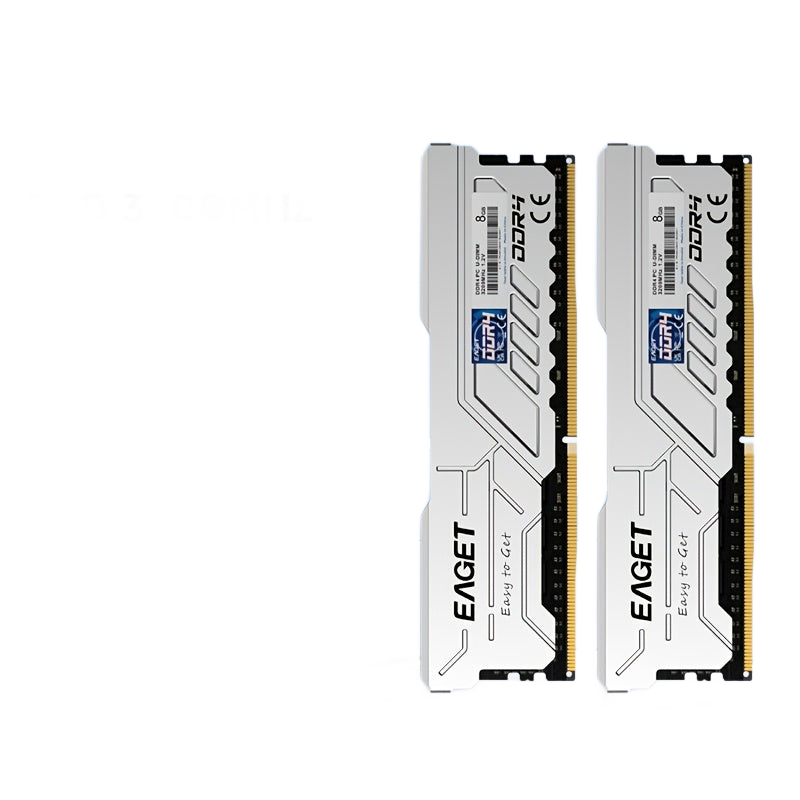 Image from EAGET 1pc/2pcs DDR4 Desktop RAM, 8GB/16GB High speed Desktop Memory with Heatsink for PC Gaming, 3200MHz DDR4 Desktop RAM, Desktop Gaming RAM Memory - Copy