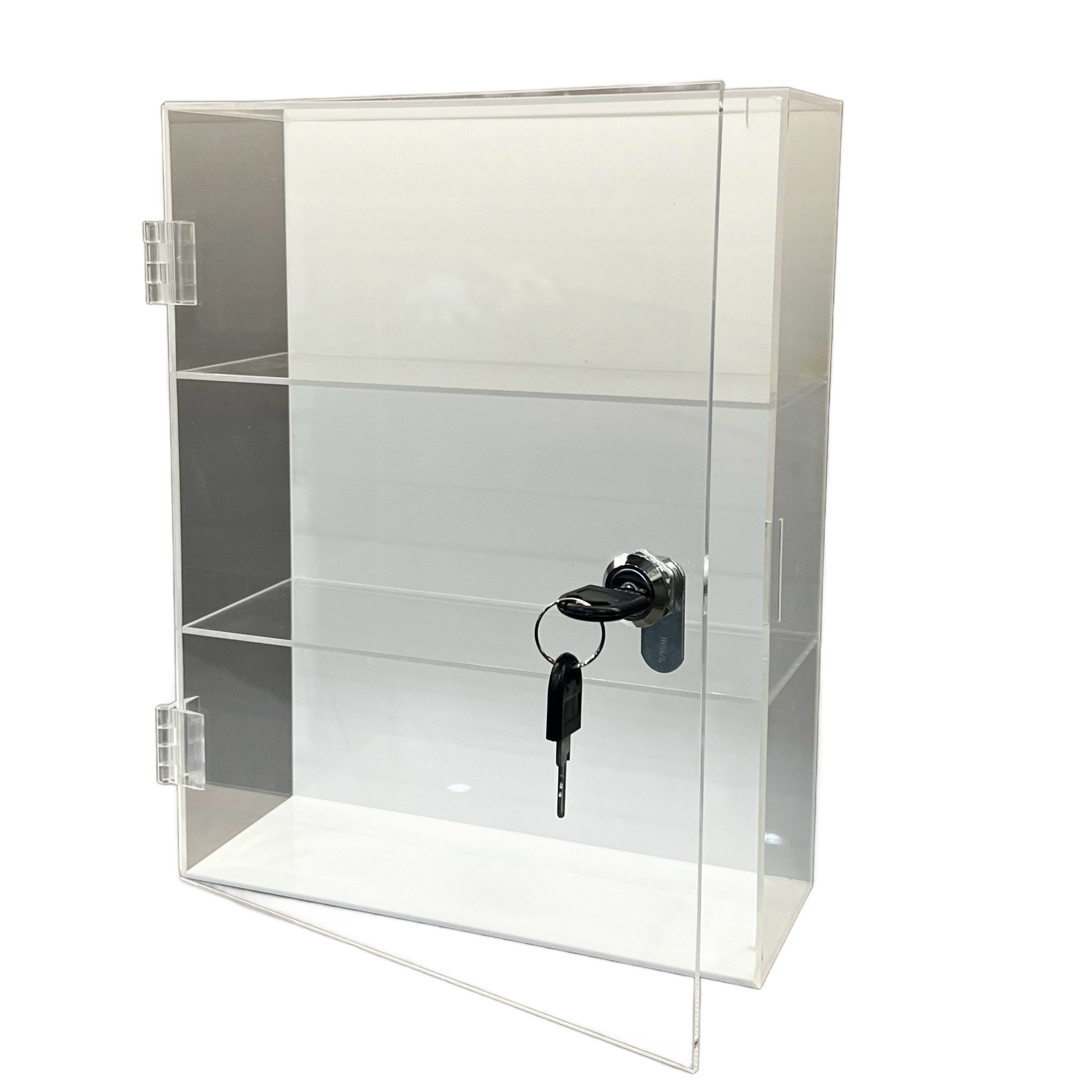 Image from All-in-one storage cabinet with lock, suitable for cosmetics, glasses, stones, lipstick, perfume; dustproof and waterproof, prevents direct contact by ren - Copy