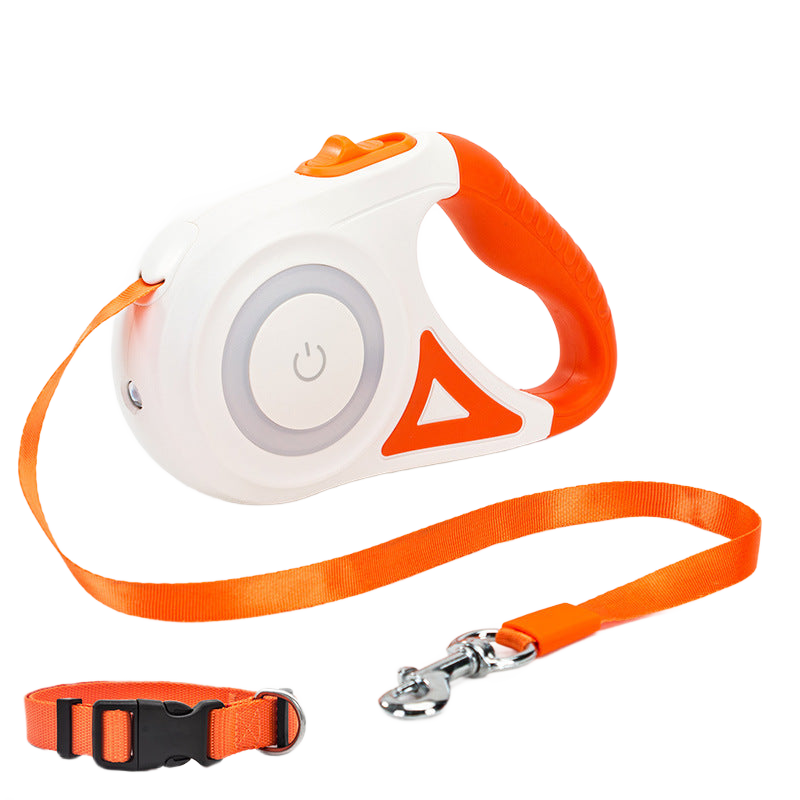 Image from Dog Leash Retractable Leash And Dog Collar Spotlight Automatic Pet Dog Cat Traction Rope For Small Medium Dogs Pet Product - Copy