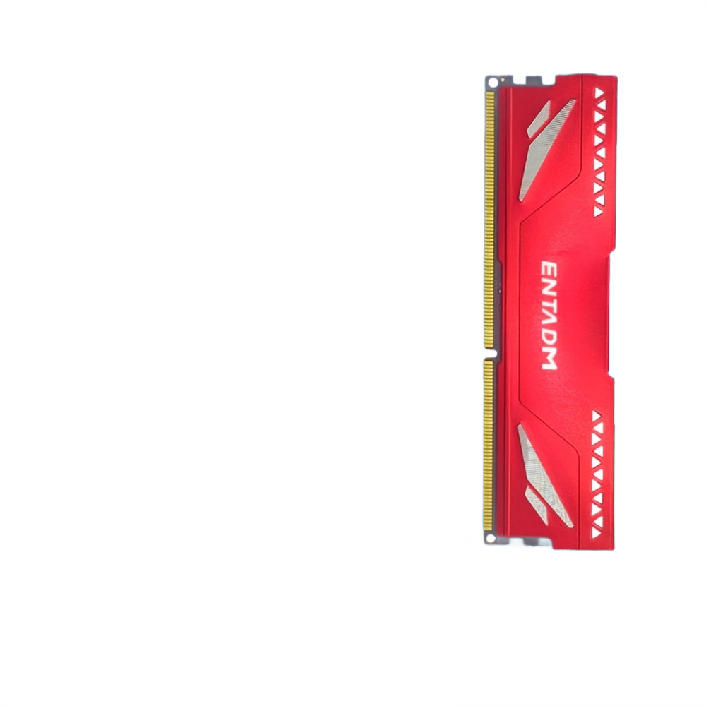 Image from ENTADM 8GB 1600MHz DDR3 RAM, High-Performance 1.5V Desktop DIMM Module with Red Hexagonal Design & White Accents, Ideal for Gamers and Enthusiasts, Performance Enhancement | Sleek Design | Quality Components - Copy