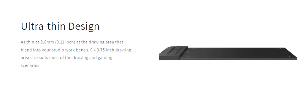 Image from 1pc XENX Drawing Tablet, ABS Material, 8192 Pressure Levels, 5080 LPI Pen Resolution, 266 PPS Reporting Rate, 2 Programmable Buttons, No Battery, Compatible with Mobile & Computer, Portable Design for Digital Art, Animation, - Copy