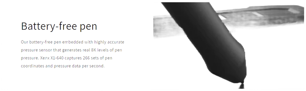 Image from 1pc XENX Drawing Tablet, ABS Material, 8192 Pressure Levels, 5080 LPI Pen Resolution, 266 PPS Reporting Rate, 2 Programmable Buttons, No Battery, Compatible with Mobile & Computer, Portable Design for Digital Art, Animation, - Copy