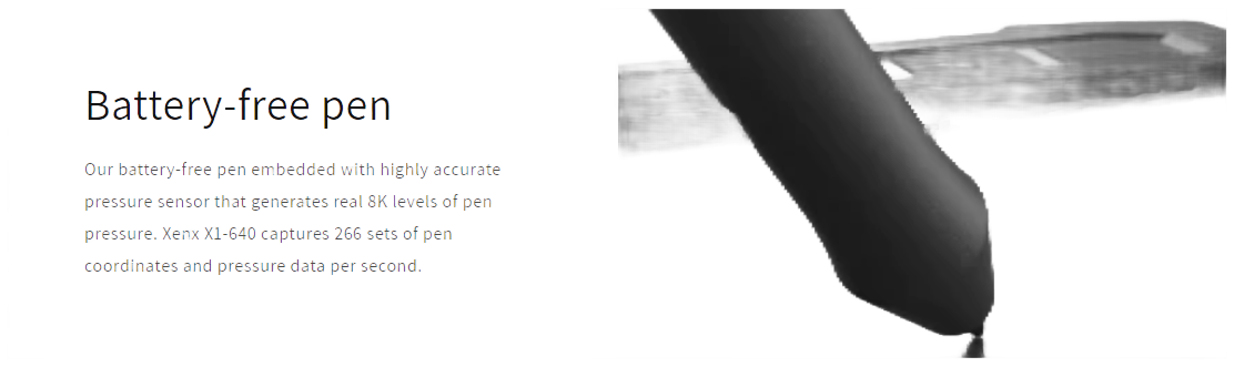 Image from 1pc XENX Drawing Tablet, ABS Material, 8192 Pressure Levels, 5080 LPI Pen Resolution, 266 PPS Reporting Rate, 2 Programmable Buttons, No Battery, Compatible with Mobile & Computer, Portable Design for Digital Art, Animation, - Copy
