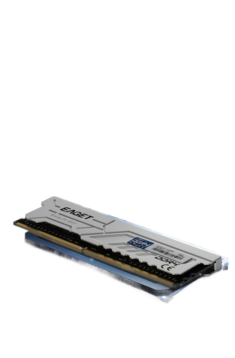 Image from EAGET 1pc/2pcs DDR4 Desktop RAM, 8GB/16GB High speed Desktop Memory with Heatsink for PC Gaming, 3200MHz DDR4 Desktop RAM, Desktop Gaming RAM Memory - Copy