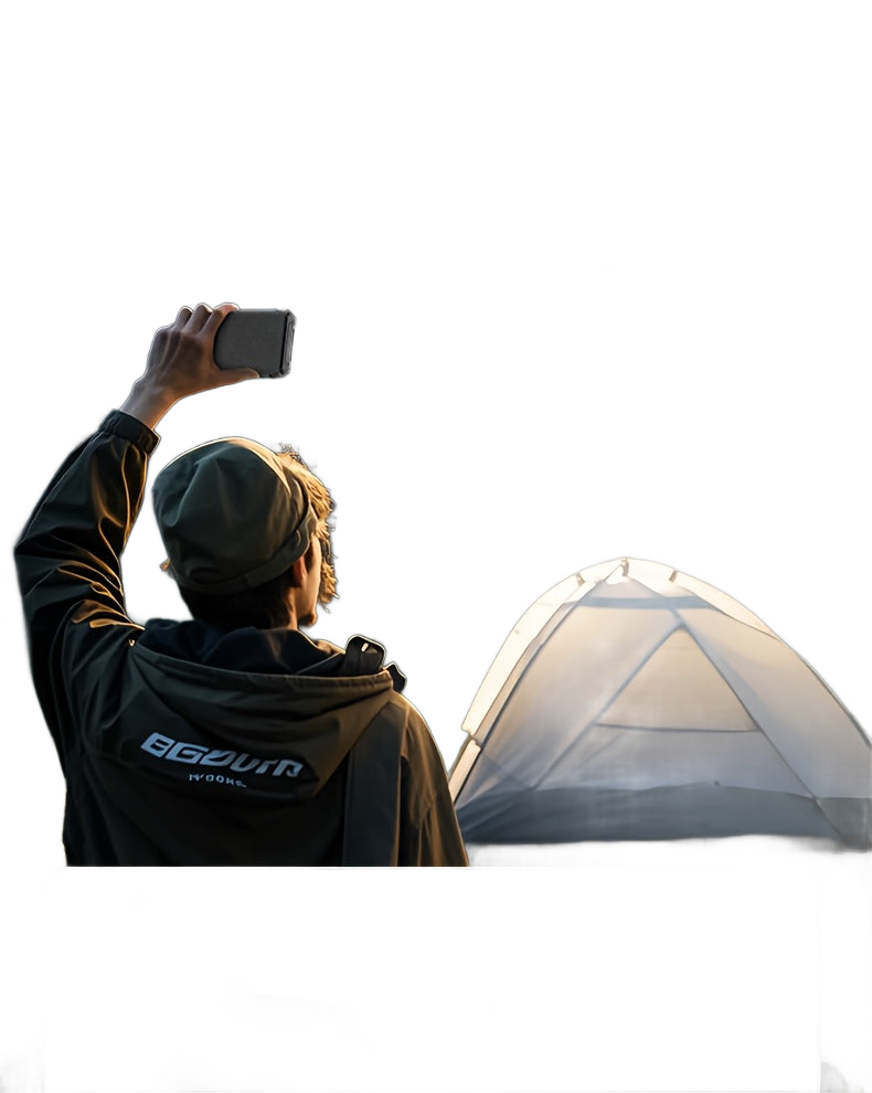 Image from EAGET 4-Foldable Solar Panels 8W High Conversion Efficiency 20000mAh Portable Power Bank with 3A Fast Charging, 2 USB Outputs & USB-C, Compatible with Smartphones, Tablets, Laptops for Outdoor Camping, Hiking, Travel, Solar P - Copy