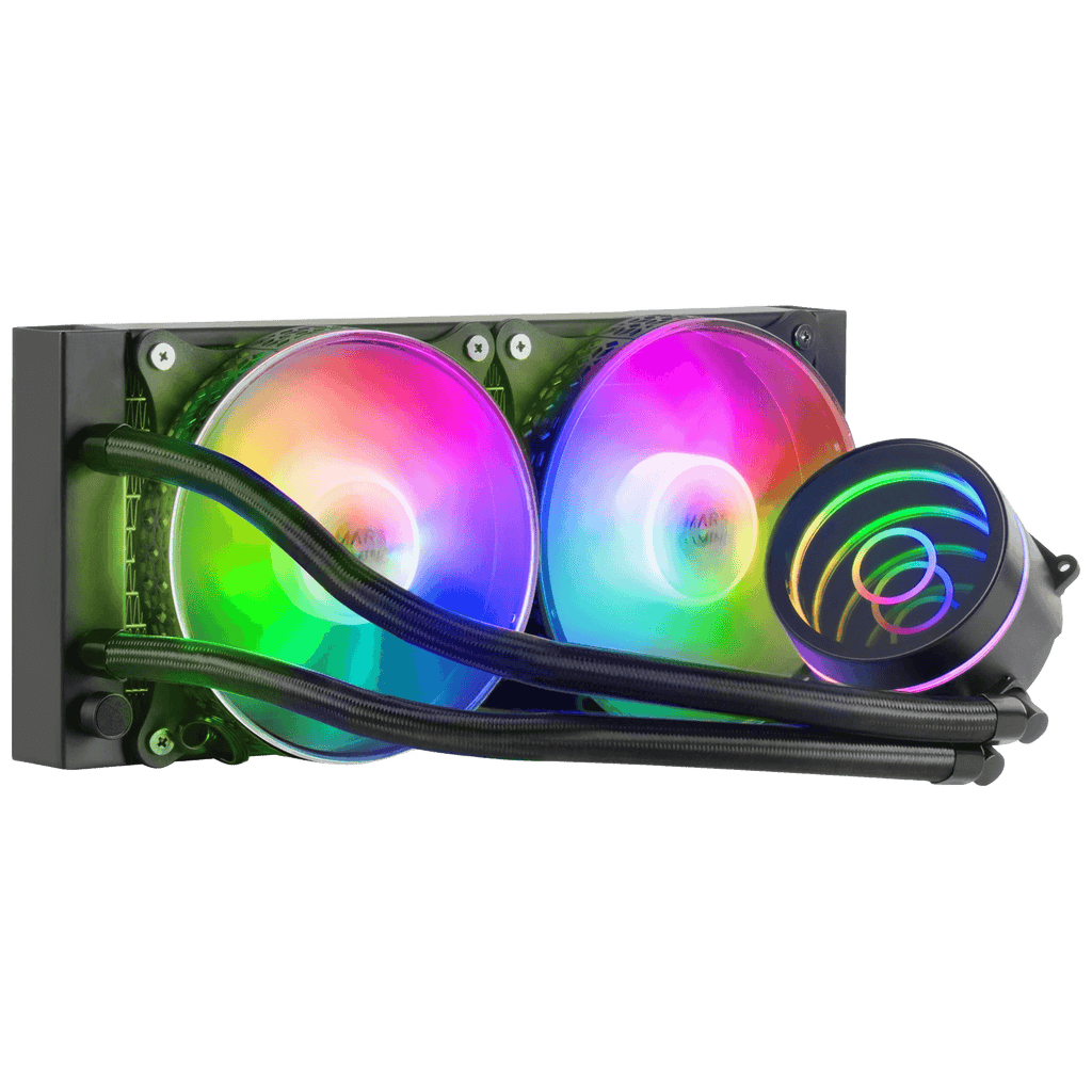 Mars gaming ml-one240, liquid cpu cooling, tdp 400w 2 frgb fans - TKINGS