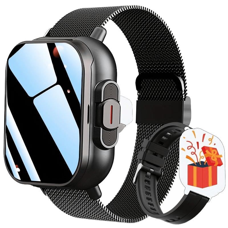 2-in-1 smart watch with Eardbuds sports fitness tracker - TKINGS