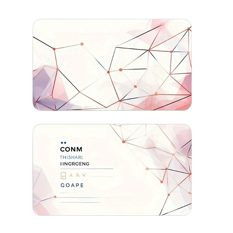 Image from 200/500/1000pcs Custom PVC Business Cards - Waterproof Scratch-Resistant Matte Finish, Rounded Corners, Professional Design for Branding, Networking & Studio Promotion, Business Cards for Companies, Branding Materials, Modern - Copy