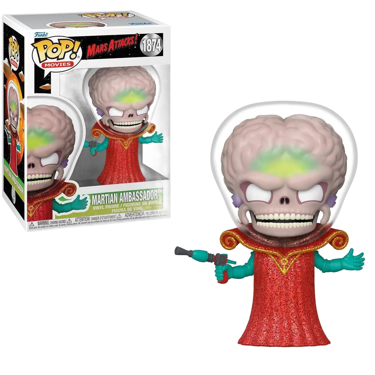 Image from Funko Pop Martian Ambassador Mars Attacks 1874 - Copy