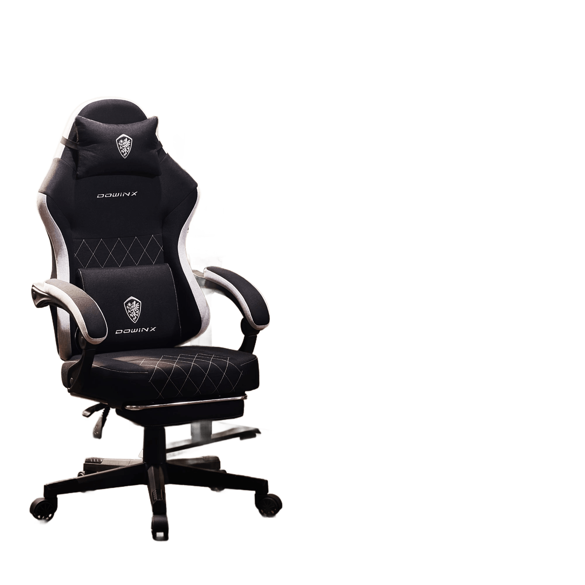 Dowinx gaming chair with spring cushion, adult lumbar support office chair - TKINGS