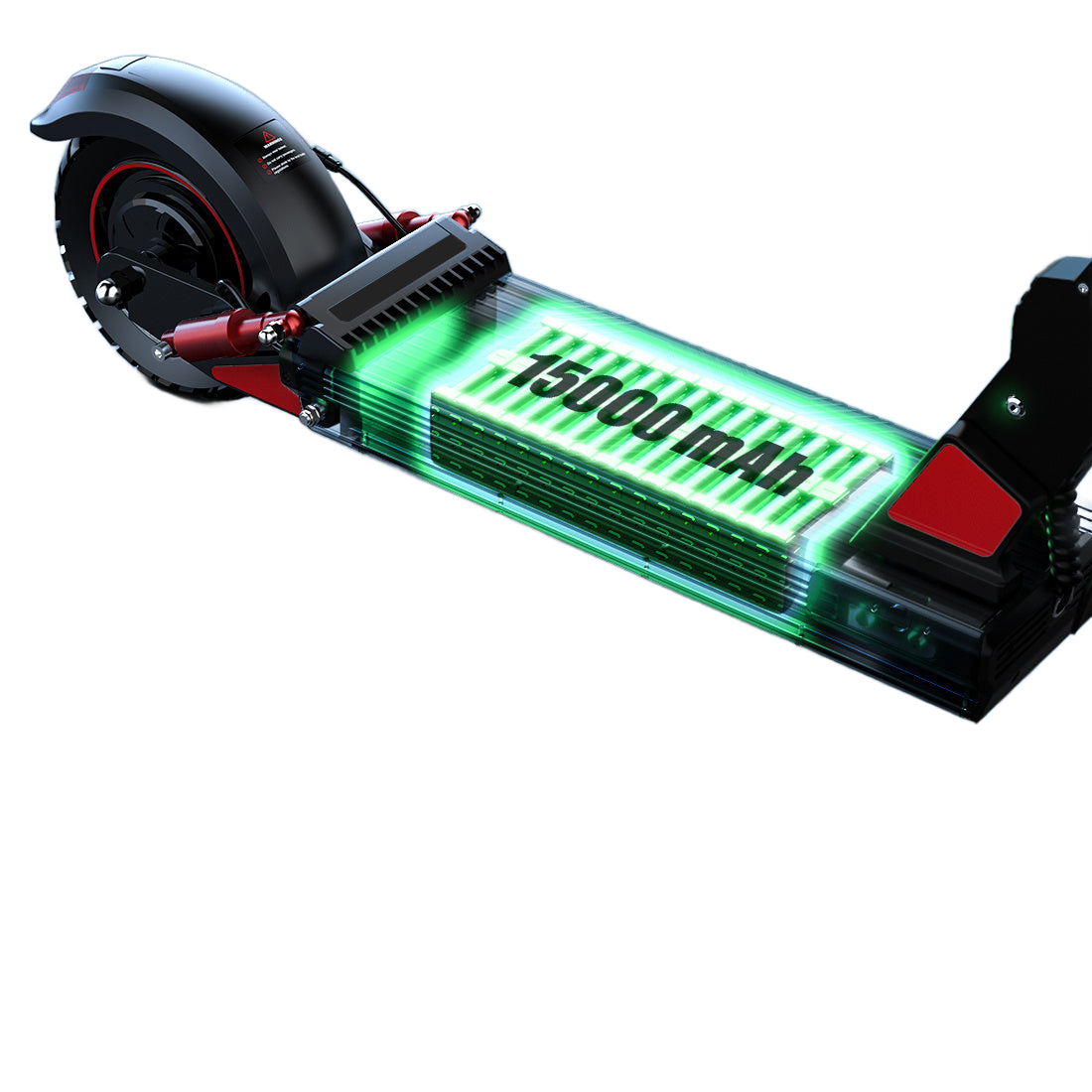 Image from Adult Electric Scooter, Output Current 2A, Output Voltage 54.6V, 500W Powerful Motor, 34-43 Km Range, 120 Kg Maximum Load, Adjustable, Lightweight, 2 Wheel Commuter Scooter with Smooth Large Wheels - Folding Commuter Electric - Copy