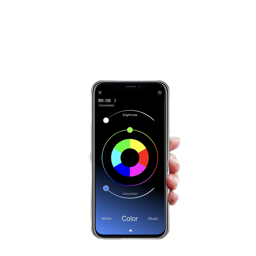 Image from Mexllex Upgraded Smart RGB Neon LED Strip With App/Remote Control, Multiple Modes, Timer Function, Music Sync Gaming LED Strip Lights For Bedroom, Room Decoration - Copy