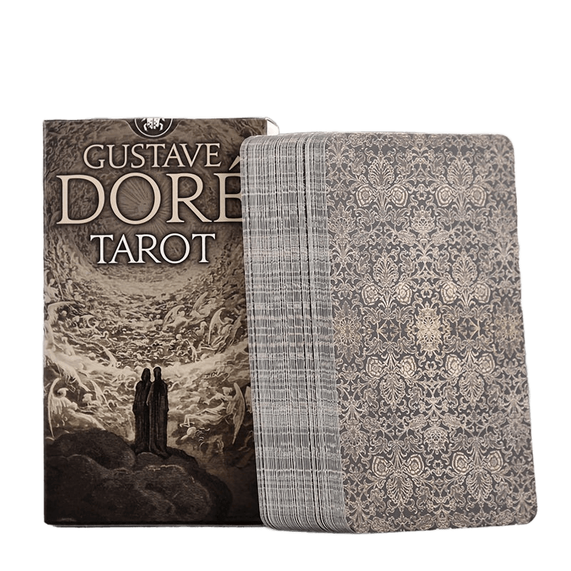Ancien Gustave Dore Tarot 78-Card Set with Intuitive Guide Book & Fortune - TKINGS