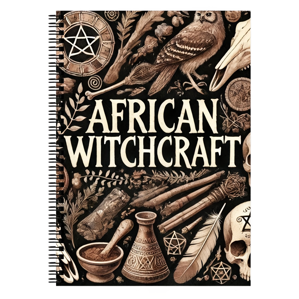 Image from African Witchcraft Magic Book: Mystical Rituals & Ancient Symbols with Traditional Herbalism, Candle Magic, and Rune Crafting Guide for Spiritual Practices, Witchy Crafts, and Magic Collection, African Witchcraft, Vintage Sty - Copy