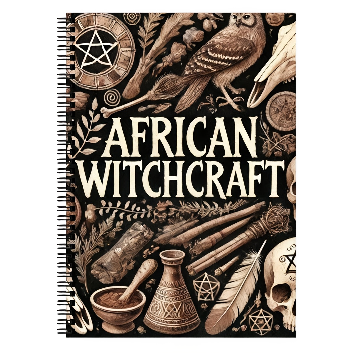 Image from African Witchcraft Magic Book: Mystical Rituals & Ancient Symbols with Traditional Herbalism, Candle Magic, and Rune Crafting Guide for Spiritual Practices, Witchy Crafts, and Magic Collection, African Witchcraft, Vintage Sty - Copy