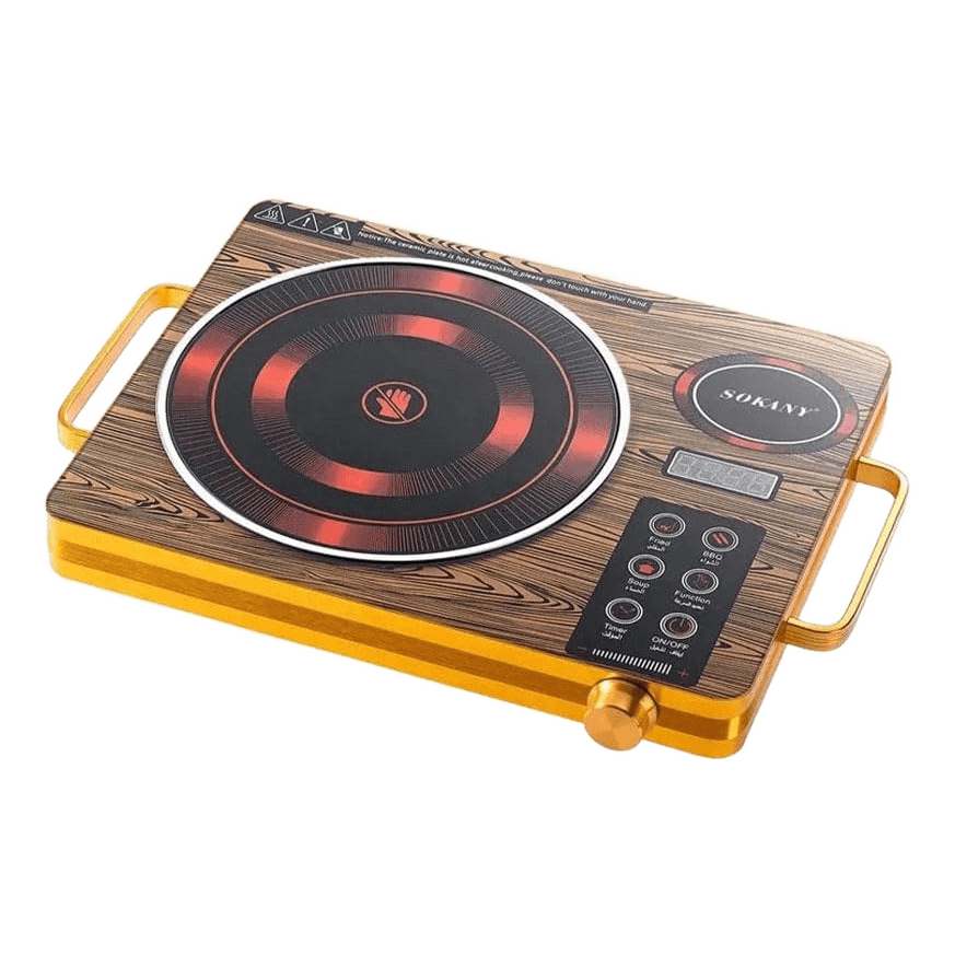 Portable Vitroceramic Plate, 2200W Electric Cooker, Sokany - TKINGS