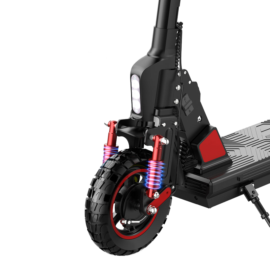 Image from Adult Electric Scooter, Output Current 2A, Output Voltage 54.6V, 500W Powerful Motor, 34-43 Km Range, 120 Kg Maximum Load, Adjustable, Lightweight, 2 Wheel Commuter Scooter with Smooth Large Wheels - Folding Commuter Electric - Copy