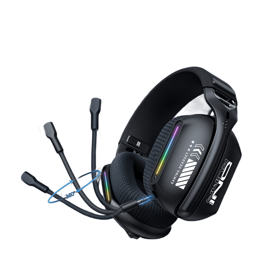 ONIKUMA RGB Light-Up Three-Mode Wireless Headphones - TKINGS