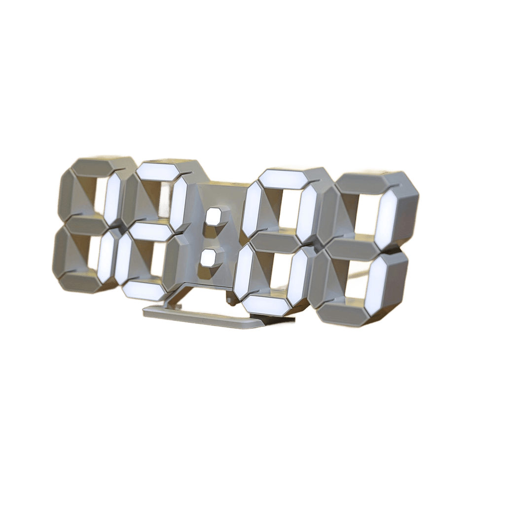 Digital LED Wall Clock with Remote Control - USB Powered - TKINGS