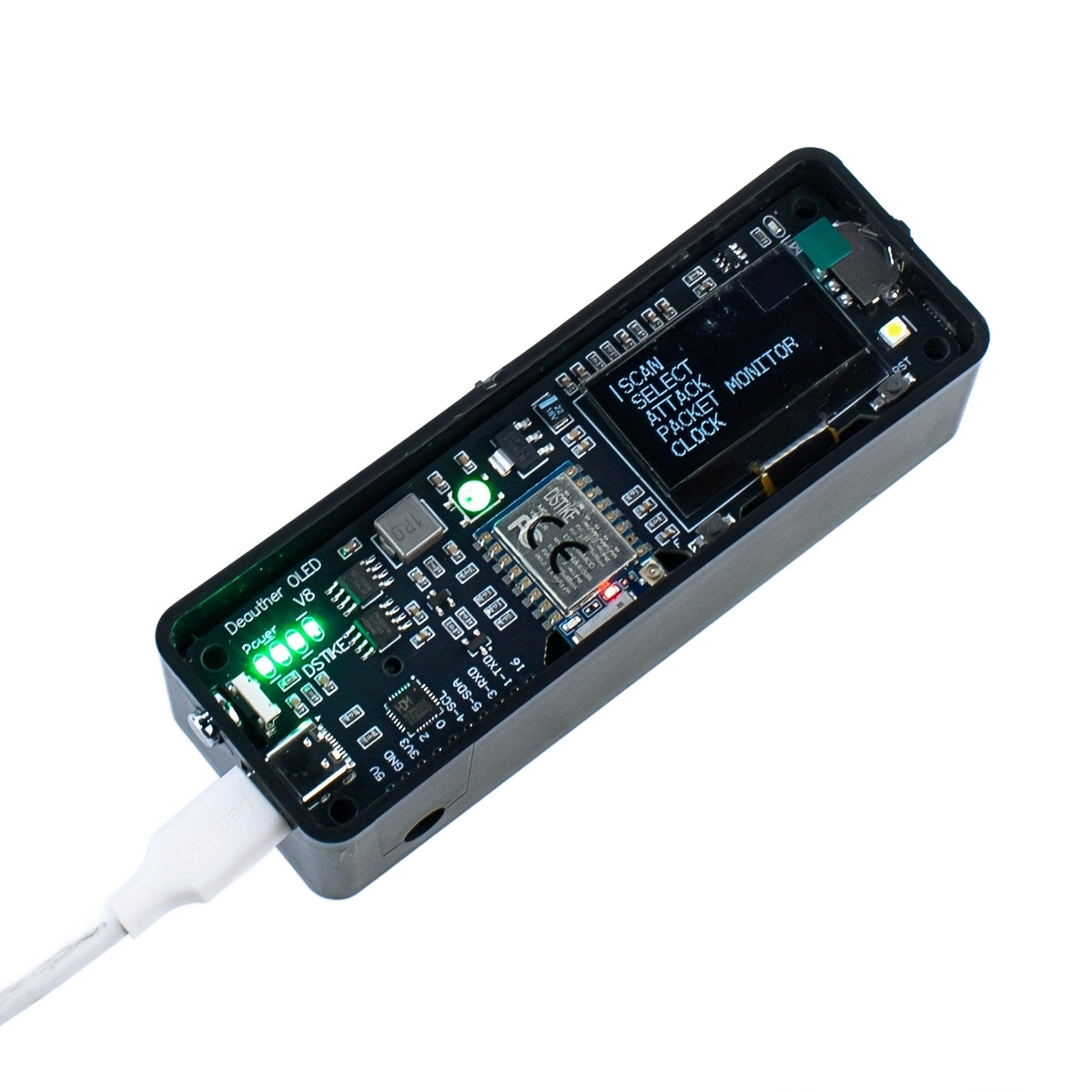 Image from DSTIKE V8 Deauther Kit with OLED Display - Ubuntu OS, DDR3 RAM, WiFi Attack/Audit Tool, No Battery Included,for Esp8266 Development Board - Copy