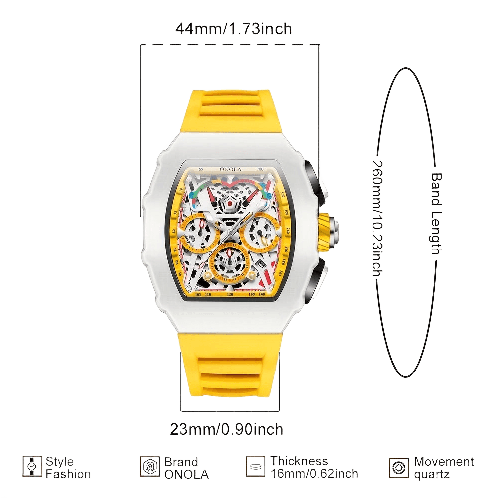 Wine Quartz Watch - Sporty 3ATM Waterproof Multifunctional - TKINGS