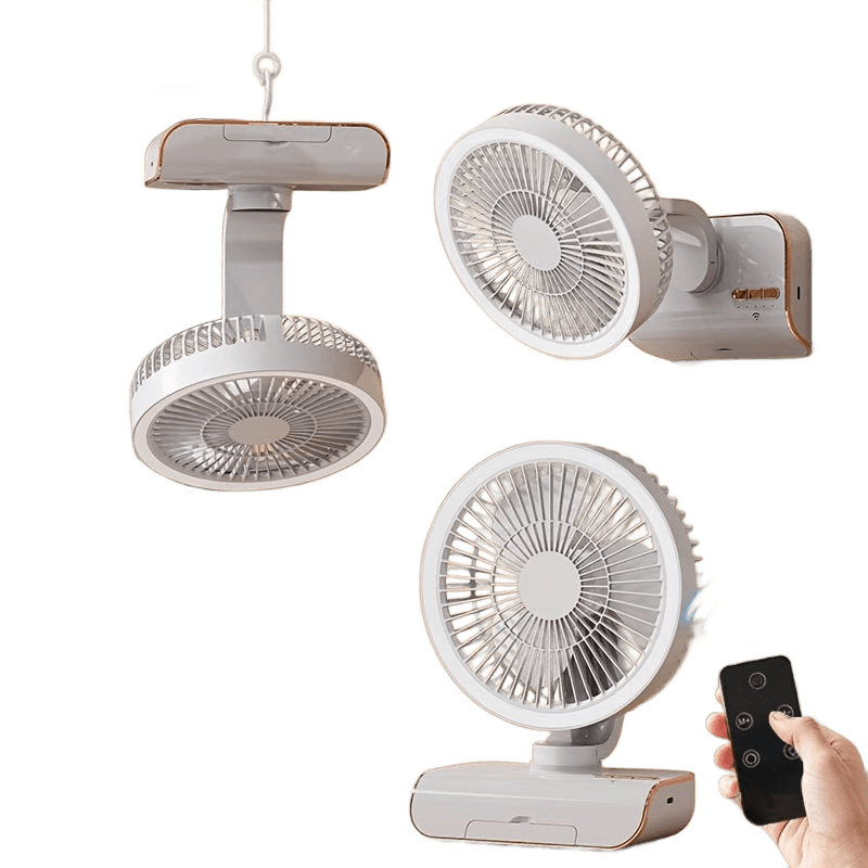Smart Desktop Fan That Also Functions As a Desk Lamp - TKINGS