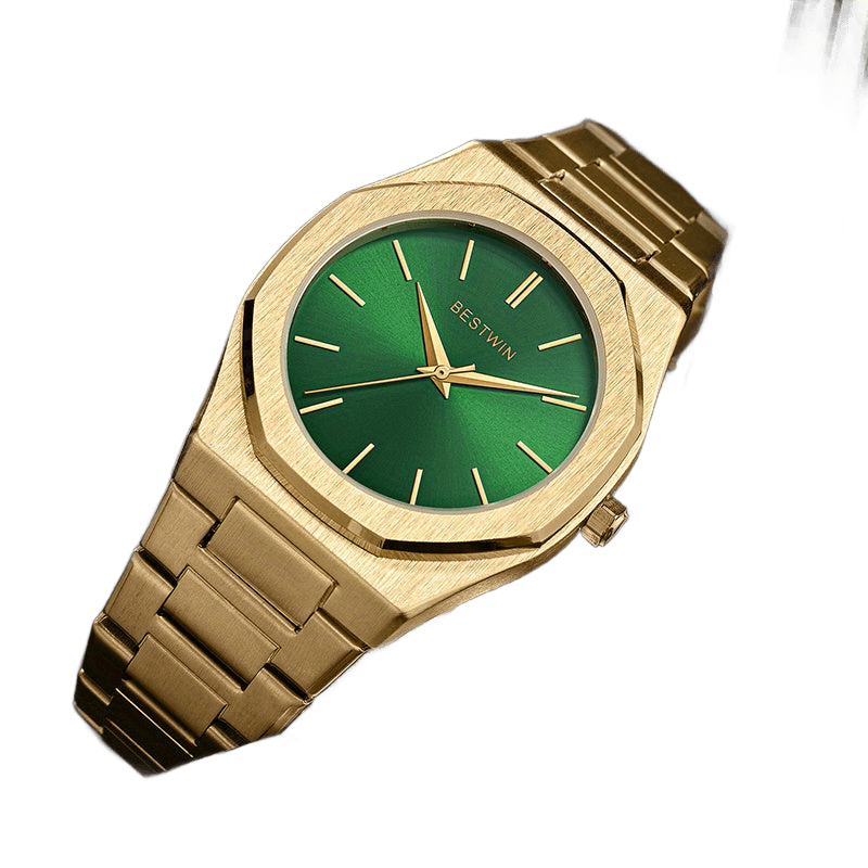 Elegant Men's Quartz Watch with Sleek Alloy Steel Band - TKINGS