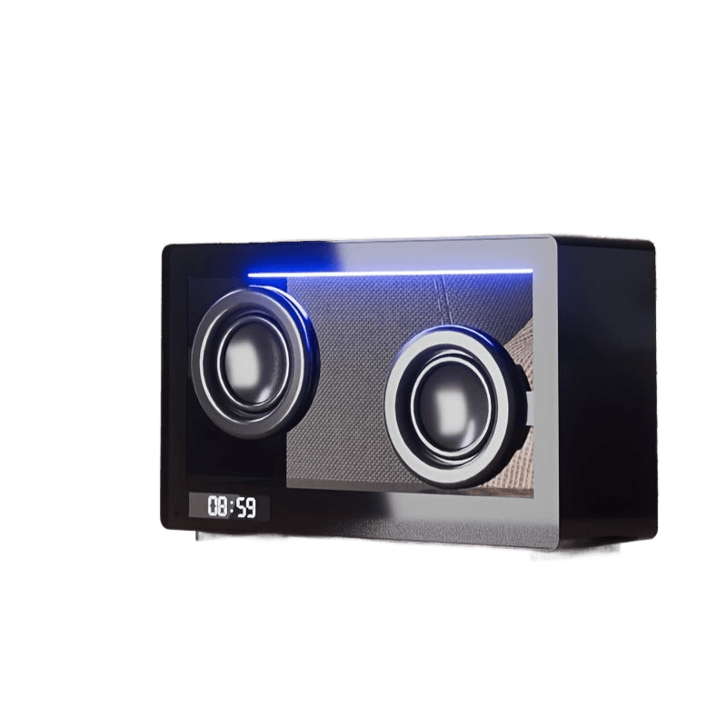 Controlled dual speakers, transparent glass 5.1 Wireless speaker - TKINGS